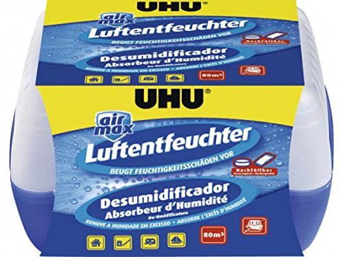 UHU 47090 airmax Luftentfeuchter 1000g (2er Pack)