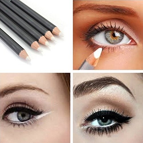 White EyeLiner Pencil Smooth Waterproof Cosmetic Beauty Makeup Eyeliner Pen by Shoolo