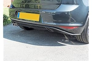 GOINGFAST Fits for VW Golf MK7 7 Low Rear Bumper Diffuser Spoiler Sport Valance Splitter
