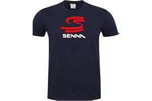 veedub clothing Ayrton Senna T-Shirt Novelty Racing Design