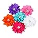 atdoshop 6 Pieces Babys Girls Headband Head Wear Crystal Lotus Flower Hairband