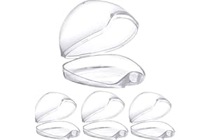 DAWWOTI Dummy Case, 4 Pack Transparent Baby Dummy Case Pacifier Case Soother Pod Storage Box Pacifier Holder Box for Kids