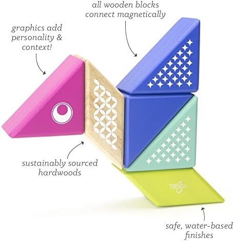 TeguPAL-HUM-706T Travel Pal Magnetic Blocks, Hummingbird
