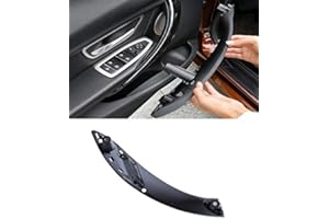 Hacreyatu Maniglia anteriore/posteriore interna per porta per B-MW Serie 3 4 F30 F31 F32 F33 F34 F35 F36 F80 F82 F83 (Anteriore- Destro, Nero)