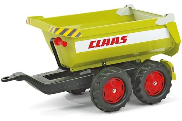 Rolly Toys - 12 221 9 - Remorque - Basculante Rollyhalfpipe Claas - Double Essieux