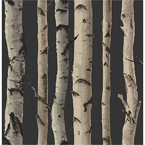 Brewster FD31053 Birke Baum Tapete – Gold