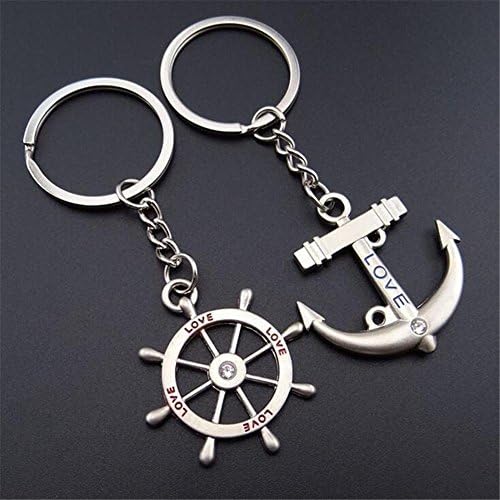 Creative Anchor Couple Keychain Tanabata Small Gift