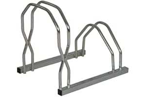 Mottez Fahrradständer für 2 Fahrräder, 2 unterschiedliche Höhen