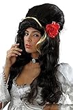 red wifi 5g Beehive. Black + Rose Only NEW BLACK AMY WINEHOUSE WIG BEEHIVE WITH RED ROSE (peluca)