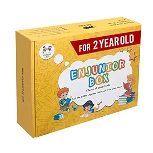 ENJUNIOR BOX - Babies Memory Games -Educational Activity Game for Kids Age 2,3 Years (with Coloring kit)