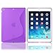 Produktbild Premium Apple iPad mini 4 lila Silikon Hülle Case Cover Gel S-Line Wave Design Schutzhülle für Apple iPad Mini 4