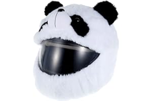 KTCINA Custodia per casco da moto, peluche per moto, divertente copertura per casco da moto, protezione contro polvere, urti e graffi, accessori per caschi da moto