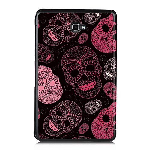 Samsung Galaxy Tab A 10.1 Hülle, IVSO® Ultra Schlank Superleicht Ständer Slim Leder zubehör Schutzhülle für Samsung Galaxy Tab A 10.1 Zoll Wi-Fi/ LTE (2016) SM-T580N/SM-T585N Tablet-PC perfekt geeignet, Muster-8 - 3