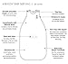 Woolino 4 Season Baby Sleep Bag - Merino Wool Baby Sleeping Bag 2Mo-2Yrs Stars Gray