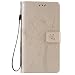 Produktbild Nancen Compatible with Handyhülle Huawei Honor 4X (5,5 Zoll) Flip Schutzhülle Zubehör Lederhülle mit Silikon Back Cover PU Leder Handytasche im Bookstyle Stand Funktion Kartenfächer
