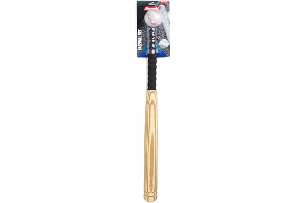 Toi-Toys leksak basebollträ med baseboll i en uppsättning basebollset med robust racket – perfekt basebollutrustning för små basebollfans