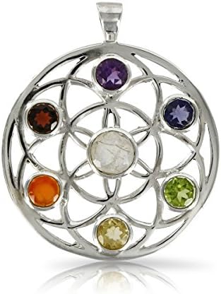 Seed of Life - Chakra Generator - Solid Silver Pendant [Jewellery]