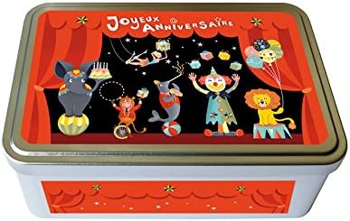 Metal Box for children "Circus"- Made in France - designed by Kalam