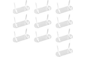 Plipdhy 10 Pezzi Trasparente Porta Piatti da Esposizione,Supporti per Carte in Acrilico,Portamonete Espositore per Carte da Collezione,Immagini e medagliepiatti da esposizione