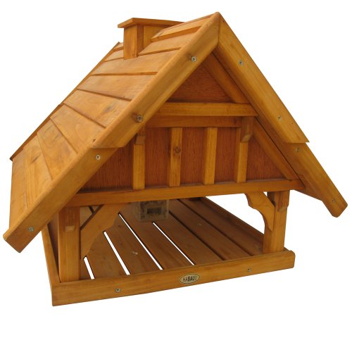 Habau Vogelhaus Lettland Maxi mit Silo und Ständer