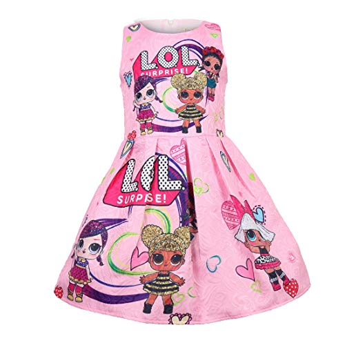QYS Filles Robe LOL Jupe Tutu Enfant Enfants Vêtements Cadeau d