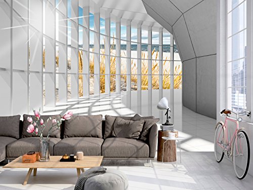 Vlies Fototapete 400×280 cm ! Top – Tapete – Wandbilder XXL – Wandbild – Bild – Fototapeten – Tapeten – Wandtapete – Wand – Architektur Landschaft Meer c-C-0020-a-a - 4