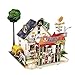 Produktbild 3D Wooden Puzzle-DIY Miniature Architectural Model Home Creative Jewelry Wooden Toy Crafts, Christmas Valentinstag Geburtstagsgeschenk (US Highway Gas Station)
