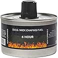 We Can Source It Ltd - 6 Hour Burn Non-Flammable Wick Chafing Fuel Liquid for Bain Marie, Hot Holding Dishes, Chafing Dishes and More - Pack of 24 Chafing Dish Fuel Cans