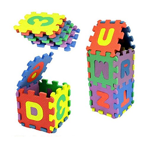 Covermason 36Pcs Puzzlematte Kinderspielteppich Spielmatte Spielteppich Schaumstoffmatte Matte - 4