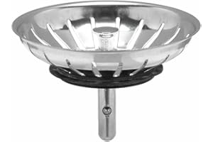 WITHOUT BRAND / GENERIC Rejilla de acero inoxidable para cesta tipo Franke, cesta de pileta, tapón de repuesto para fregadero de cocina