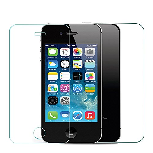 1 Set iPrime® Premium Apple iPhone 4/4s Panzerfolie aus TPU Anti Shock Folie Panzer Schutzfolie Displayschutzfolie - Vorderseite Front + Rückseite Back