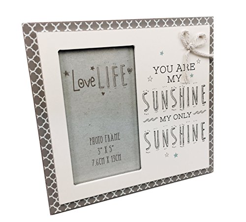 Novelty Lovely Love Photo Frame With Sentiments 3 x 5 New