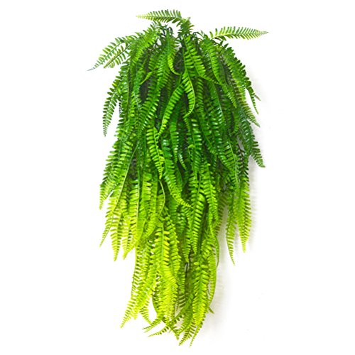 Antspirit Piante Artificiali, Fiori Finti di Glicine, edera rampicante, in Finta plastica, con Foglie Verdi, per Matrimoni, casa, Cucina, Ufficio, pareti Esterne Lyndee