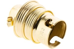 ZENITECH Douille B22 Acier laitonné double bague borne de terre