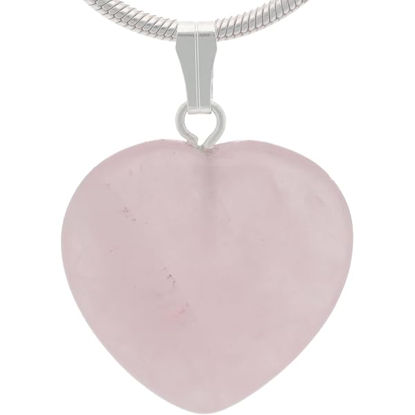 Pendentif Cœur Pierre De Soleil Lebensquelle Plus - Argent 925 Naturel 1,5 X 1,5 Cm