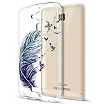 Coque Asus ZenFone 3 Max (ZC520TL), Étui Asus ZenFone 3 Max (ZC520TL), Asus ZenFone 3 Max (ZC520TL) Case, ikasus&reg; Coque Asus ZenFone 3 Max (ZC520TL) Silicone Étui Housse [Étui en TPU doux peint coloré] Téléphone Couverture TPU Ultra Mince Premium Semi Hybrid Crystal Clear Flex Soft Skin Extra Slim TPU Case Coque Housse Étui pour Asus ZenFone 3 Max (ZC520TL) - Plume colorée