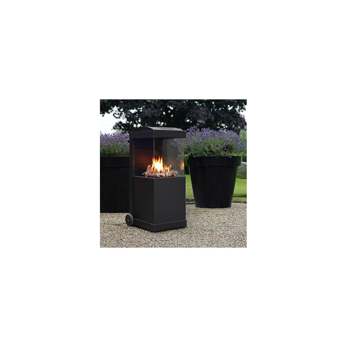 Faber thebuzz [gaskamin Uso Al Aire Libre ]: ACERO - Gas Natural Cable