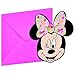 Produktbild 12-teiliges * MINNIE MOUSE - TROPICAL * Einladungskarten-Set für Kindergeburtstag und Motto-Party | bestehend aus 6 Einladungen und 6 Umschlägen | Minni Maus Disney