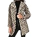 Produktbild TianWlio Mäntel Frauen Herbst Winter Weihnachten Damen Leopard Winter Warme Faux Pelz Mantel Strickjacke Outwear Mantel Jacke