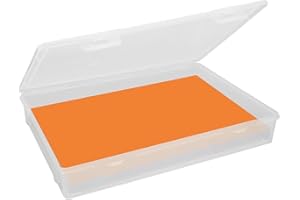 HENGBIRD Pudełko do przechowywania z pokrywką, uniwersalne pudełko do przechowywania, prostokątne przechowywanie papieru A4, możliwość układania w stos, na dokumenty, listy, albumy kolekcjonerskie