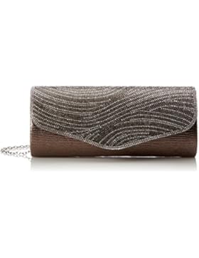 L.CREDI Damen Dubai Clutch, 5.5x10.5x24 cm