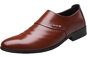 Angbater Men's Loafers Casual Business Slip on Dressy Formal Classic Shoes