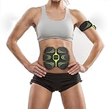 【Smart EMS Fitness】 Entrenador de abdominales para entrenamiento muscular y adelgazamiento corporal. Este entrenador muscular puede ayudar a tensar y fortalecer sus músculos, puede obtener una mejor figura corporal después del uso consecutivo de tóner abdominal durante aproximadamente 2 meses