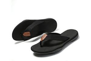 MGGMOKAY Chanclas Hombre Flip Flops con Soporte para el Arco Sandalias de playa Antideslizantes