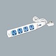 Oreva JCPL-3327 4 meter 4-Way Extension Cord (White)