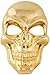 Produktbild Coole Maske Skelett Skull Gold