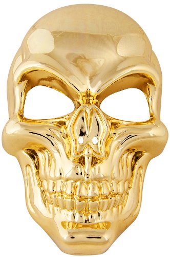 Preisvergleich Produktbild Coole Maske Skelett Skull Gold