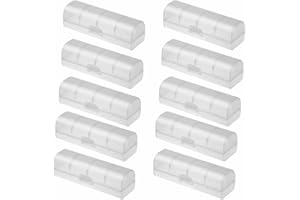 10er Pack Aufbewahrungsbox für 1x 18650 (Für Zellen ohne PCB) Akkus/Batterien - 10er Set