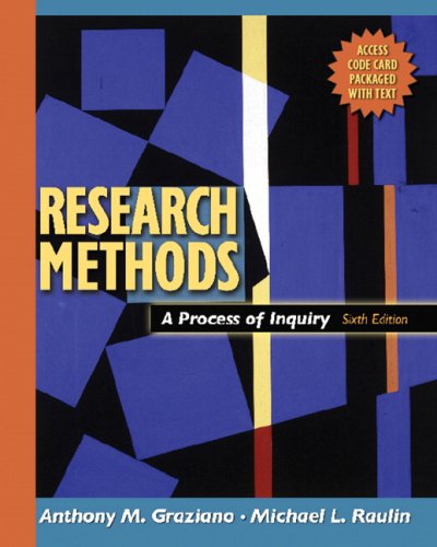 Research Methods: A Process of Inquiry