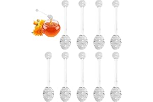 VEPOTY Lippenbalsam-Applikatoren, Löffel, 10 Stück, Hautpflege-Cremelöffel, Mini-Honiglöffel für Honigmarmeladenglas, Kosmetik-Make-up